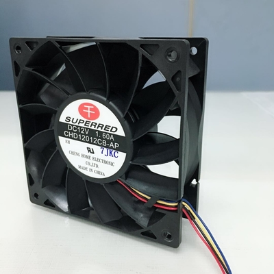 80 X 80 X 25mm DC Cooling Fan Plastik DC CPU Fan Untuk Pendinginan Industri