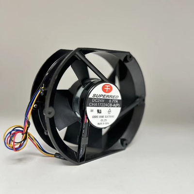 1700-3600 RPM DC Brushless Cooling Fan Ball Bearing / Sleeve Bearing Bentuk Bulat