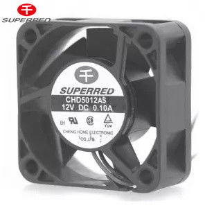 50x50x20 DC Cooling Fan Hitam Warna Untuk Electric Fireplace / Oven / Wall Cooler