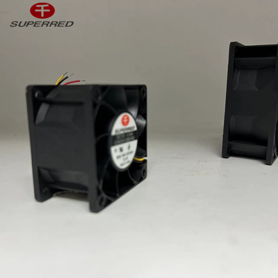 Kipas angin komputer DC 12V tahan lama dengan pilihan kabel / output sinyal AWG26