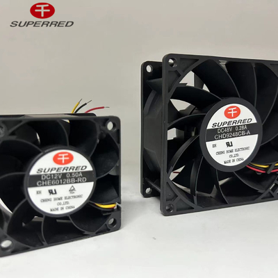 Plastik PBT DC Computer Fan Efektif Pendingin Untuk Aplikasi Industri