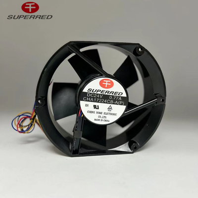 Plastik PBT 94V0 DC Computer Fan 25dBA Low Noise 35000 Jam Hidup