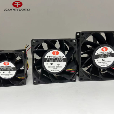Kompak Dan hemat energi 2.4W DC CPU Fan Dengan Ball Bearing