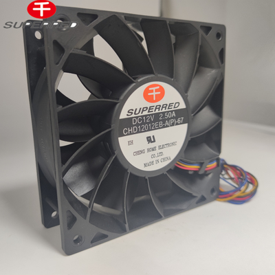 12V Voltage DC CPU Fan Dengan Output Sinyal Dan AWG26 Lead Wire