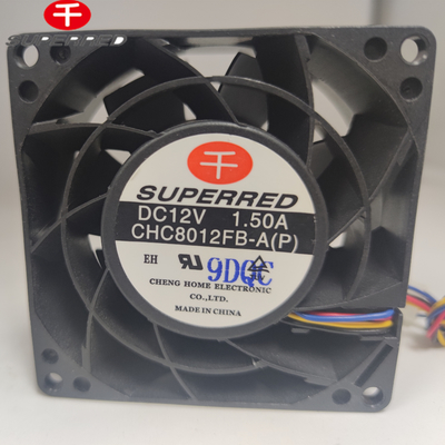 Performa Tinggi Dan Dapat Diandalkan 12V DC CPU Fan Plastik PBT 94V0 Frame